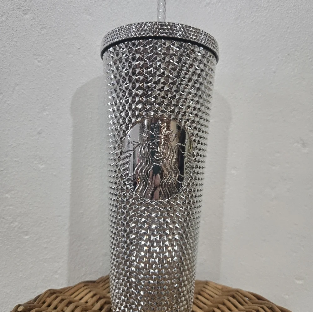 Starbucks Disney 100 Silver Studded Tumbler